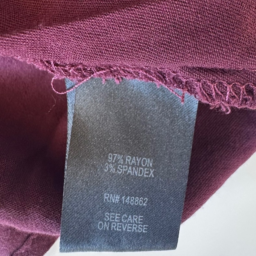 torrid Burgundy Midi Dress with Drawstring & Front Zipper - Picture 6 of 8